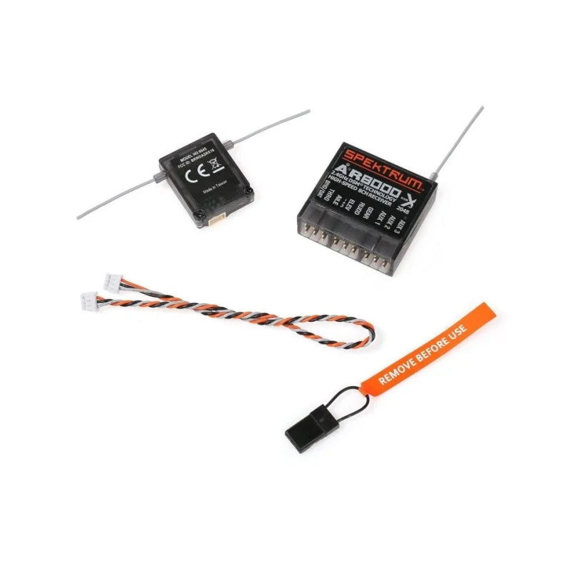8 CH  Channel DSMX Spectrum AR8000 Receiver 2.4 GHZ W Satellite Fit Specktrum DX8 DX7s DX6 DX6i DSM2  JR DSX7 DSX6 Transmitter RC Airplane-ShoptAI	