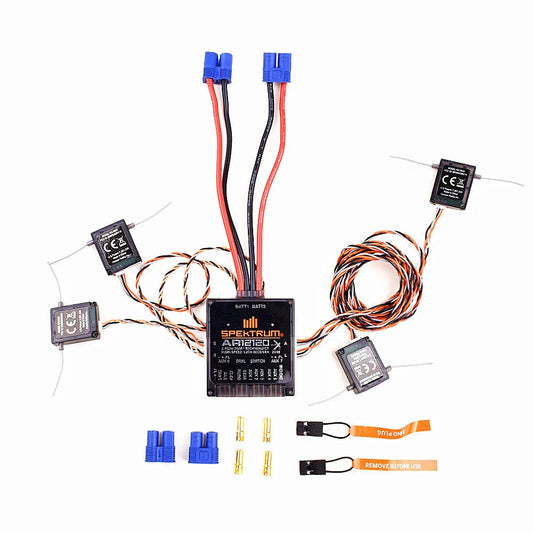 Spectrum AR12120 12ch DSMX XPlus PowerSafe Receiver SPMAR12120 compatible JR Spek RC remote controller-ShoptAI	