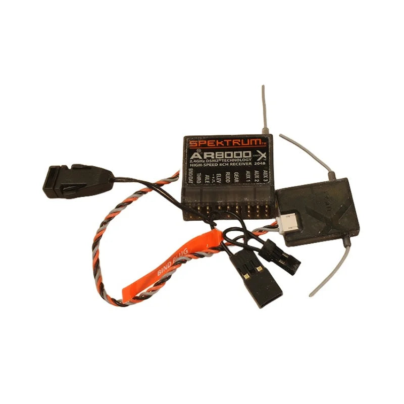 8 CH  Channel DSMX Spectrum AR8000 Receiver 2.4 GHZ W Satellite Fit Specktrum DX8 DX7s DX6 DX6i DSM2  JR DSX7 DSX6 Transmitter RC Airplane-ShoptAI	
