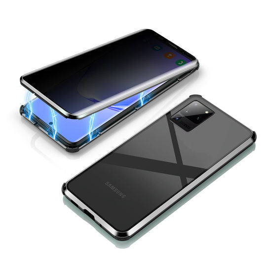 Anti-Peep H¨¹lle Samsung Galaxy S20 Plus Ultra Magnetische Adsorption Privacy Case Doppelseitige Temperglas