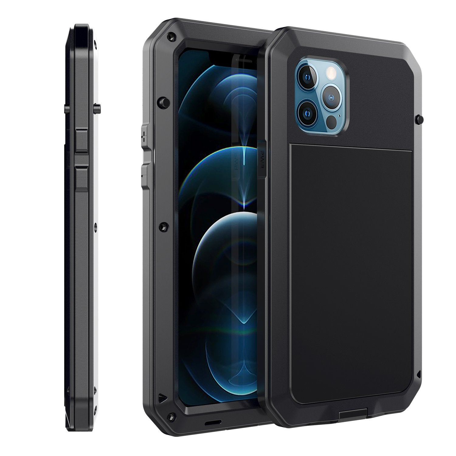  iPhone 11 Pro Max Gorilla Glas Handyh¨¹lle Doom Armor Case Sto?festes Staubdichtes Metall Aluminium