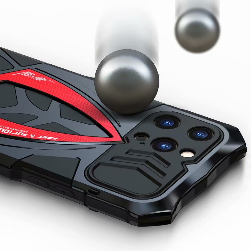 Cool Case Apple 13 Pro Max Race Car Fashion iPhone 13 Tough Cover Heavy Duty Metal Armor Camera Protector