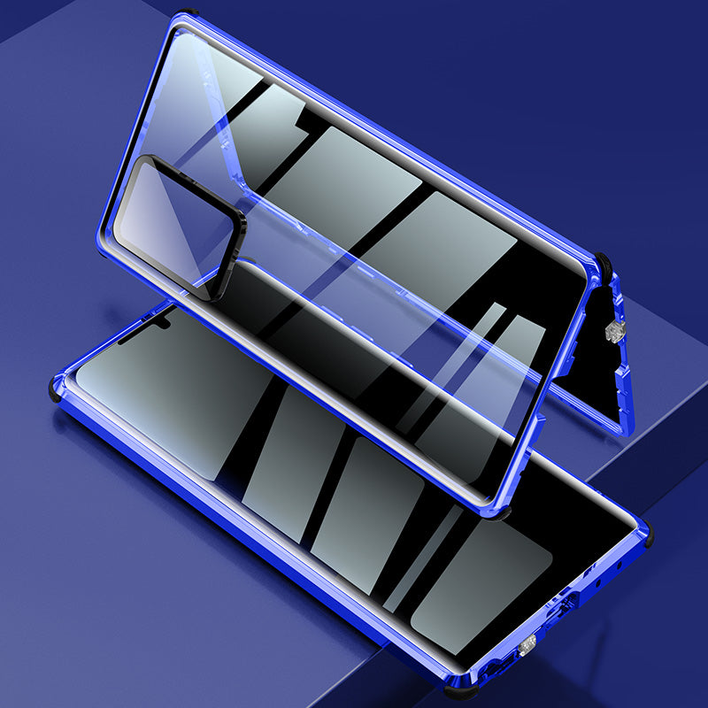 Anti-Peep Samsung Galaxy Note 20 Ultra Privatsph?re Handy h¨¹lle Magnetische Adsorption Case Kameraschutz Doppelseitiges Temperglas