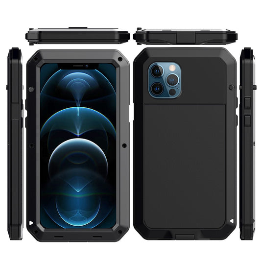  iPhone 11 Pro Max Gorilla Glas Handyh¨¹lle Doom Armor Case Sto?festes Staubdichtes Metall Aluminium