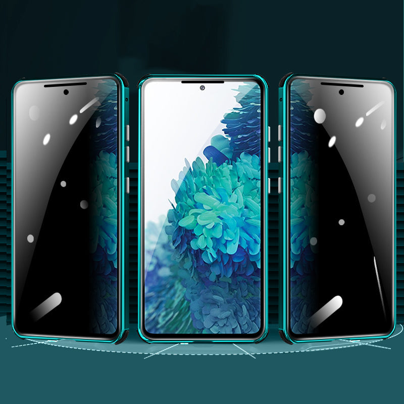 Anti-Peep Samsung Galaxy Note 20 Ultra Privatsph?re Handy h¨¹lle Magnetische Adsorption Case Kameraschutz Doppelseitiges Temperglas
