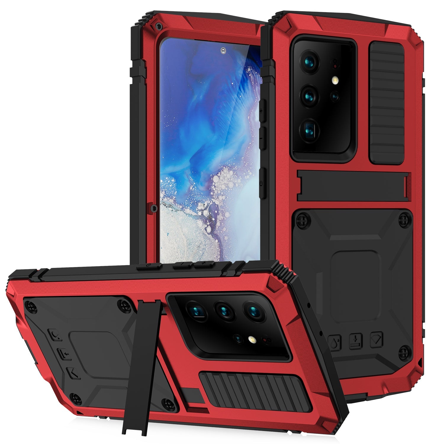 Luxury Samsung Galaxy S21 Plus Heavy Duty Case S21 Ultra FE Milit?ry Grade Rugged Armor Shockproof 360 Full Cover Camera Protection
