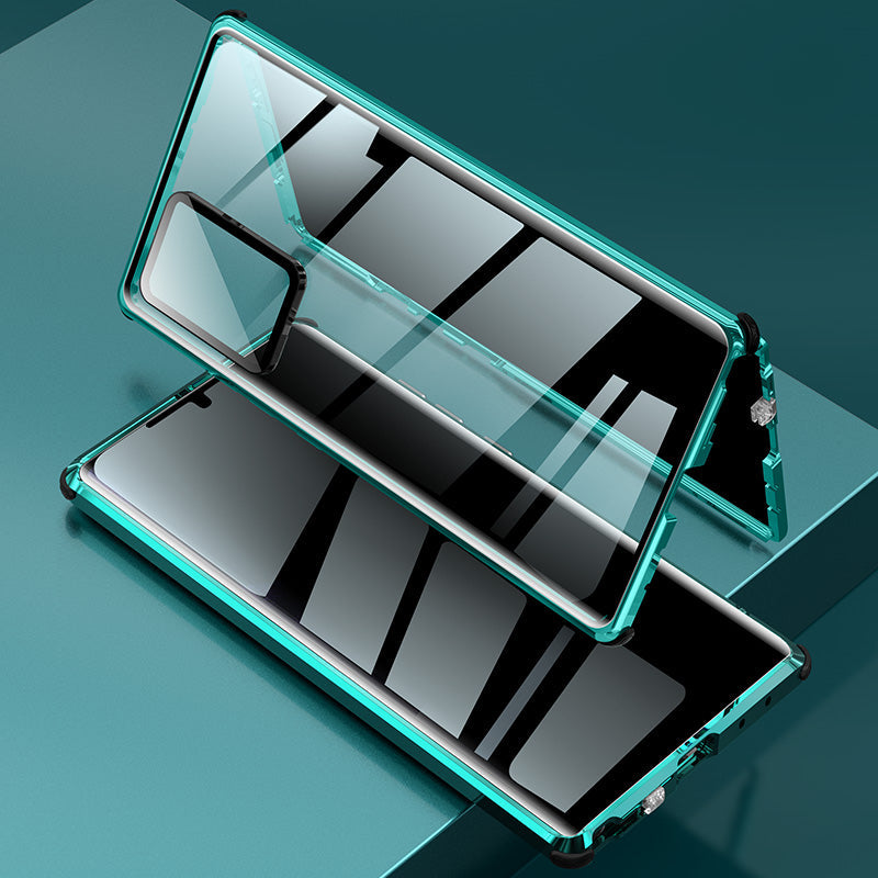Anti-Peep Samsung Galaxy Note 20 Ultra Privatsph?re Handy h¨¹lle Magnetische Adsorption Case Kameraschutz Doppelseitiges Temperglas