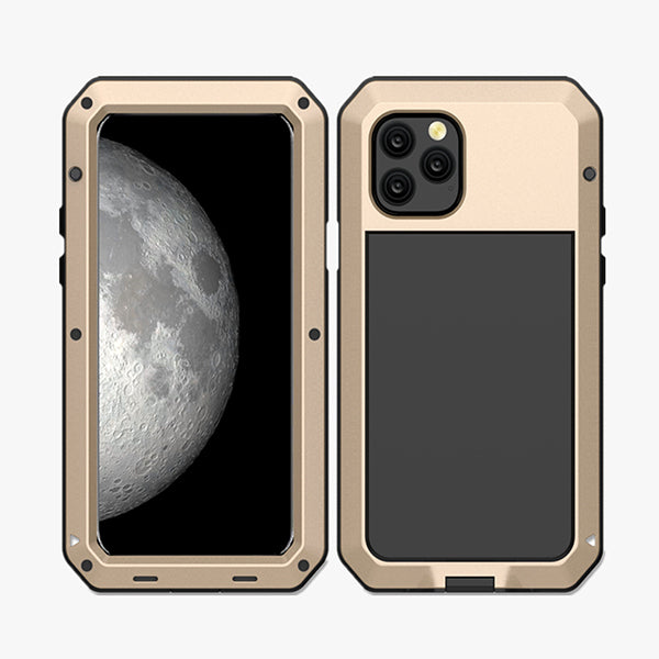  iPhone 11 Pro Max Gorilla Glas Handyh¨¹lle Doom Armor Case Sto?festes Staubdichtes Metall Aluminium