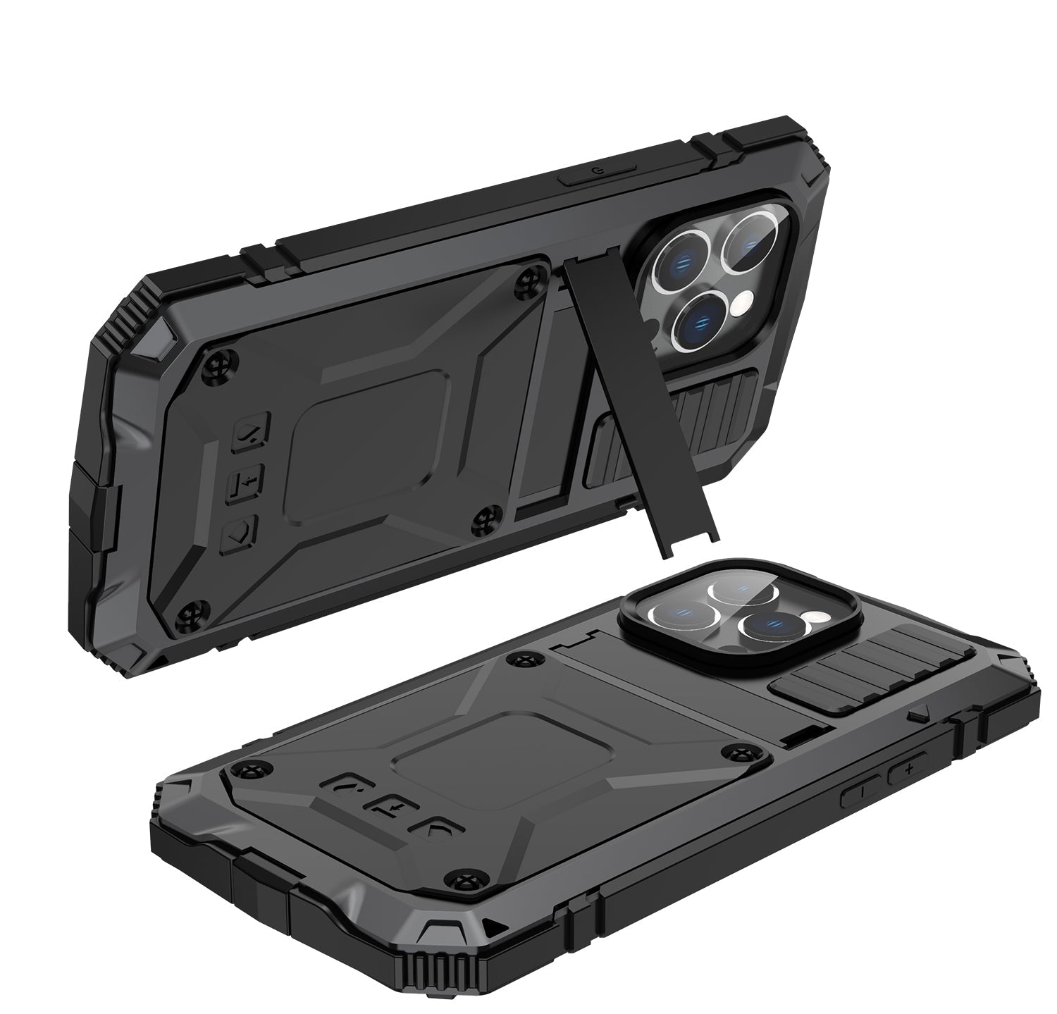 Apple iPhone 14 Pro Max Milit?r H¨¹lle Robuste St?nderabdeckung 14 Plus Rugged Armor Sto?fester Kameraschutz