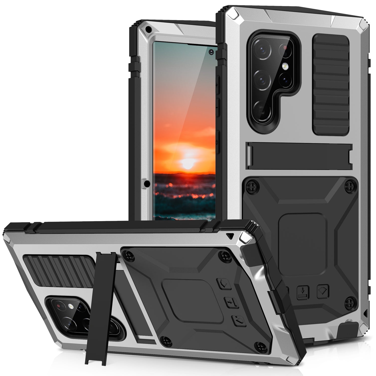 Milit?r H¨¹lle Samsung Galaxy S22 Heavy Duty Case S22 Plus Ultra Robuste R¨¹stung in Sto?fest 360 Full Tough Cover Kamera schutz
