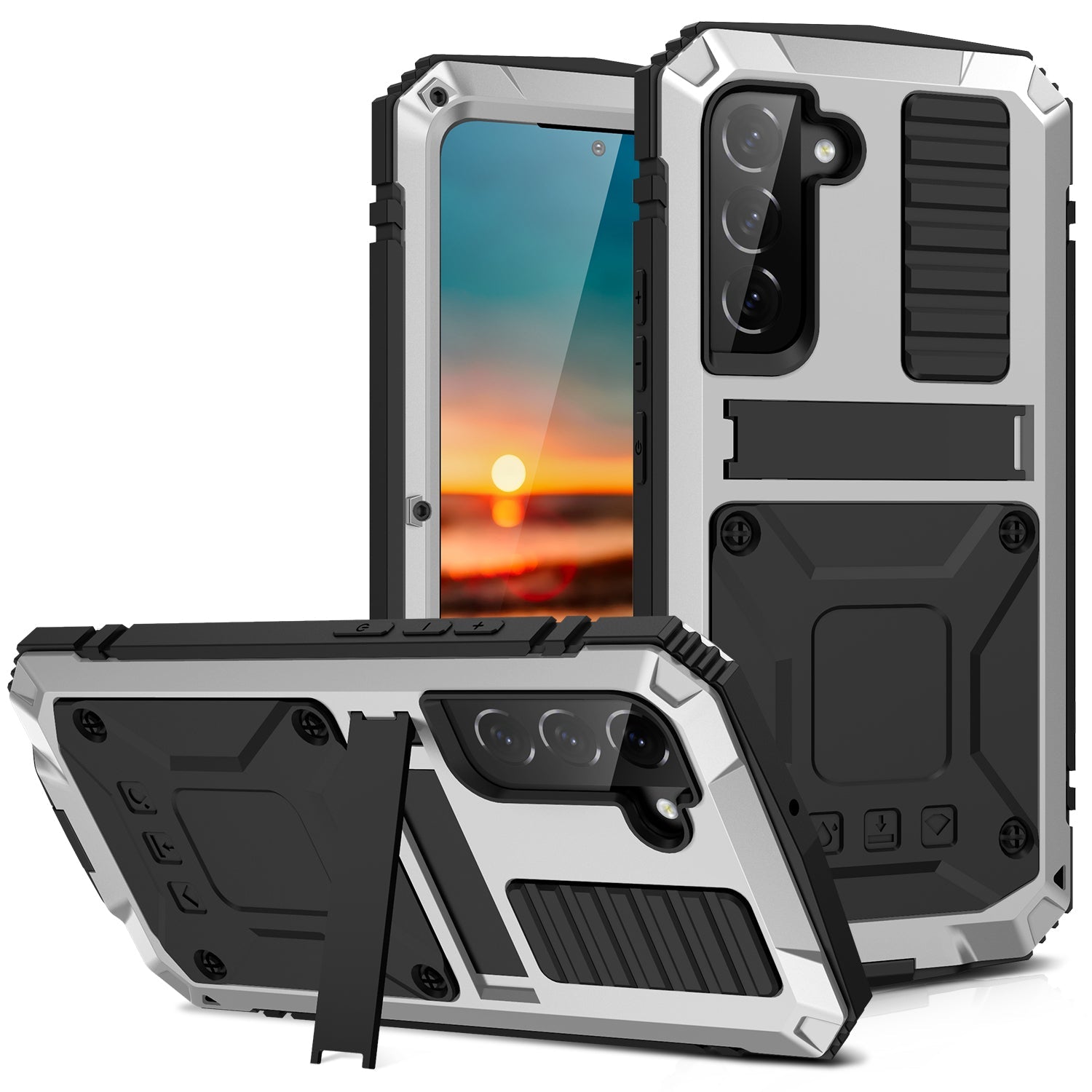 Milit?r H¨¹lle Samsung Galaxy S22 Heavy Duty Case S22 Plus Ultra Robuste R¨¹stung in Sto?fest 360 Full Tough Cover Kamera schutz