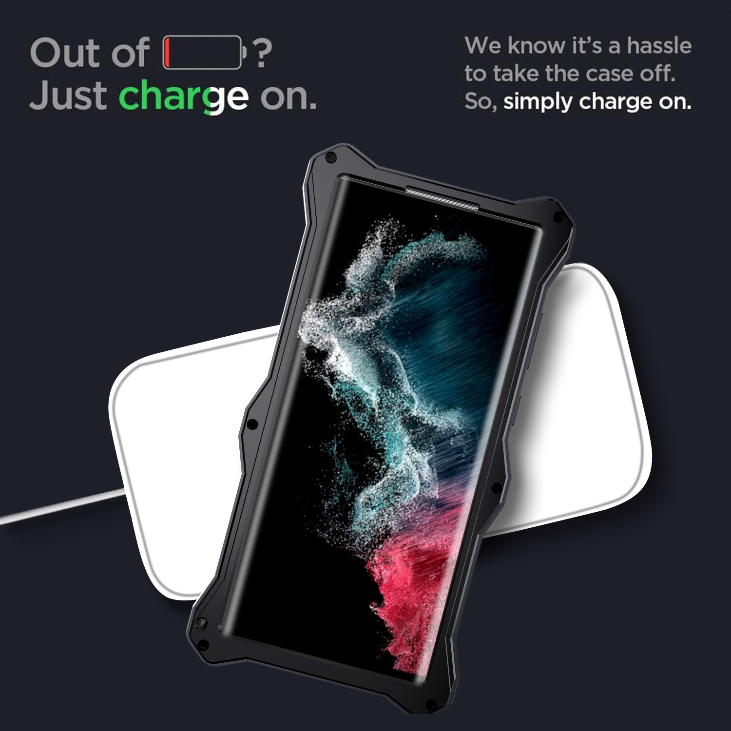 Luxury Samsung S22 Ultra Milit?ry Case Impact Resistant Bumper Galaxy S22 Plus Metal Silicone Slide Camera Lens Pretection Cover Phone Kickstand