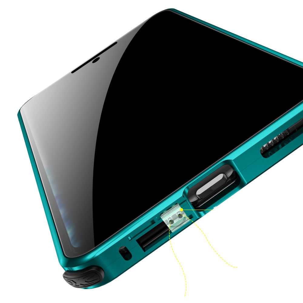 Anti-Peep Samsung Galaxy S20 FE Privatsph?re Handy h¨¹lle Magnetische Adsorption Case Kameraschutz Doppelseitiges Temperglas