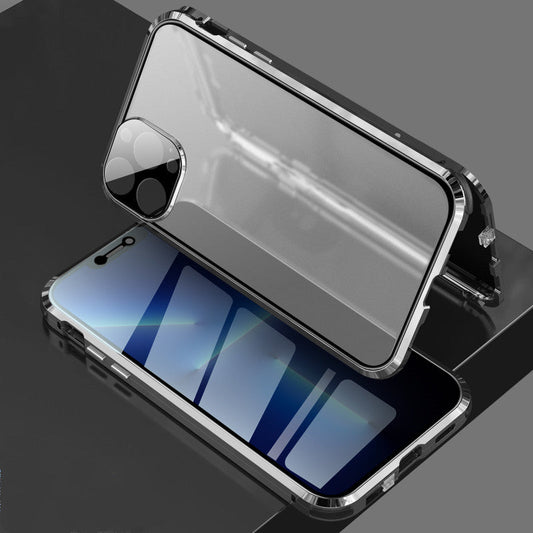 Anti-Peep Schutzh¨¹lle iPhone 13 Pro Max Magnetischer Adsorptions schild doppelseitige Privatsph?re Temperglas