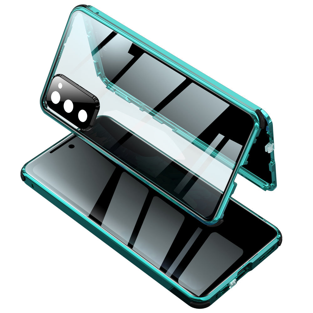 Anti-Peep Samsung Galaxy S20 FE Privatsph?re Handy h¨¹lle Magnetische Adsorption Case Kameraschutz Doppelseitiges Temperglas