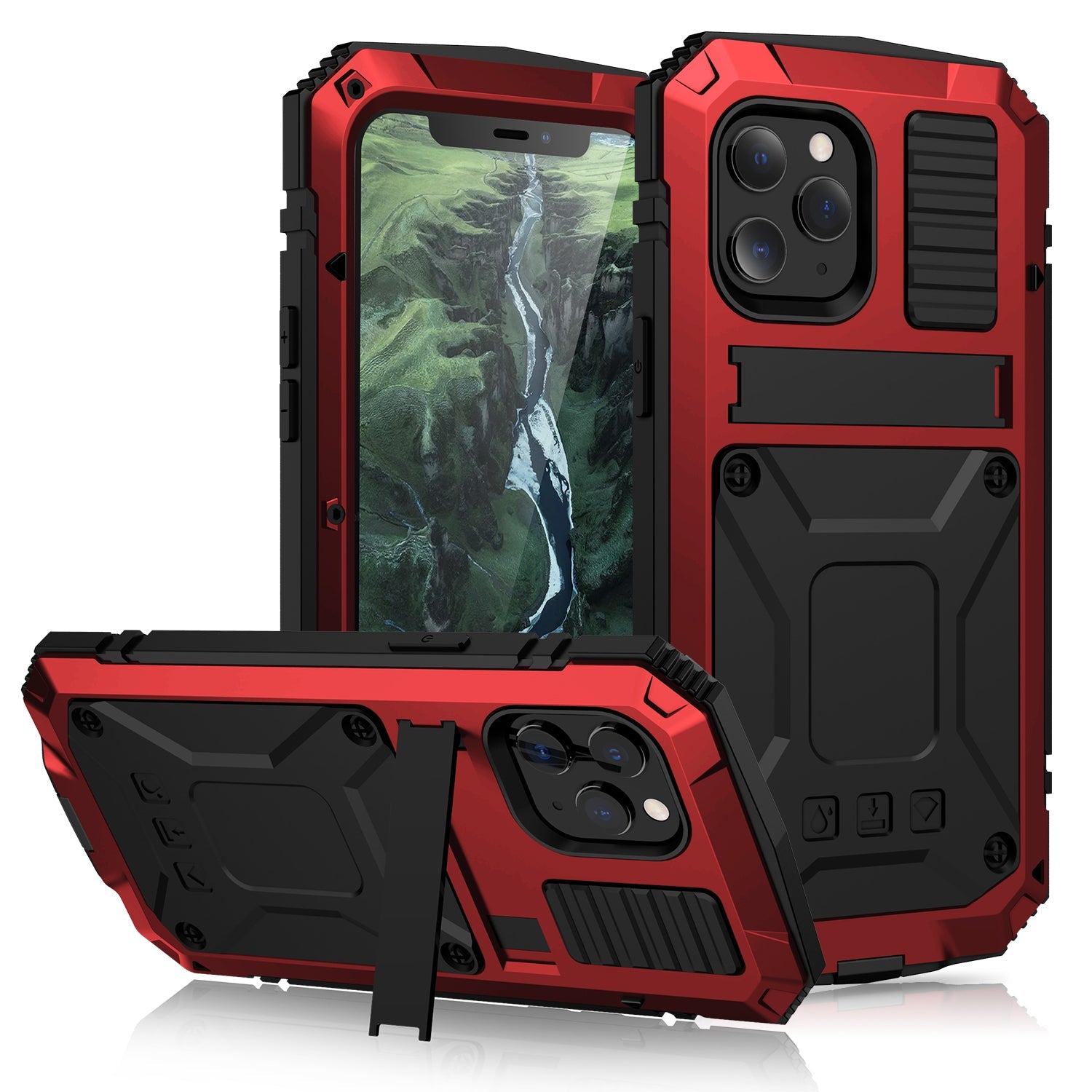 Luxury iPhone 12 Pro Max Heavy Duty Case Milit?ry Grade Rugged Armor Camera Protection Shockproof 360 Full Cover