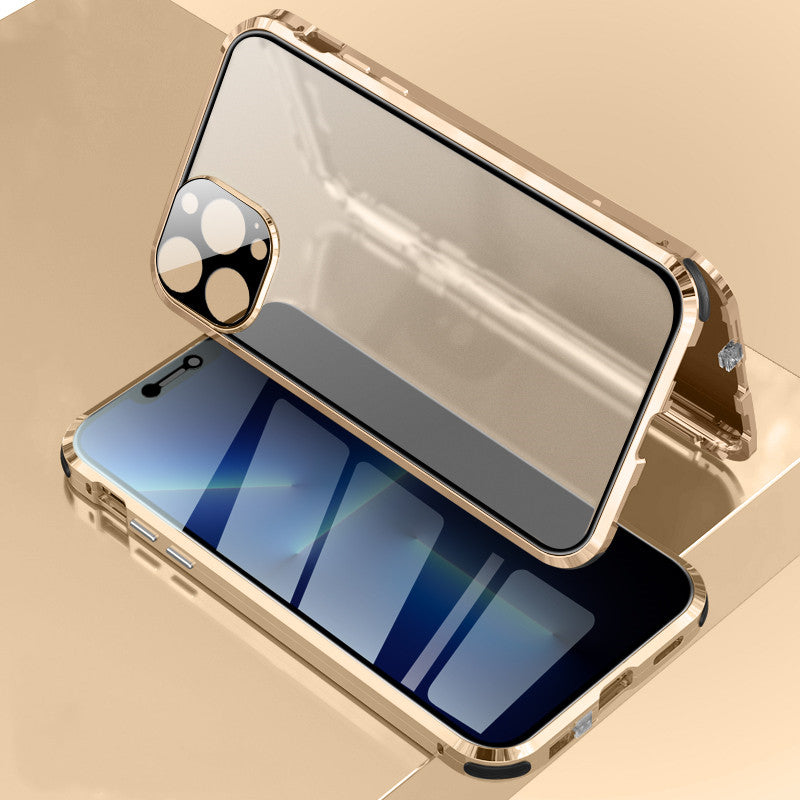 Anti-Peep Schutzh¨¹lle iPhone 13 Pro Max Magnetischer Adsorptions schild doppelseitige Privatsph?re Temperglas
