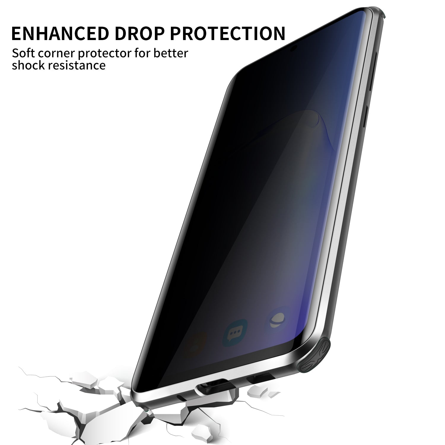 Anti-Peep H¨¹lle Samsung Galaxy S20 Plus Ultra Magnetische Adsorption Privacy Case Doppelseitige Temperglas