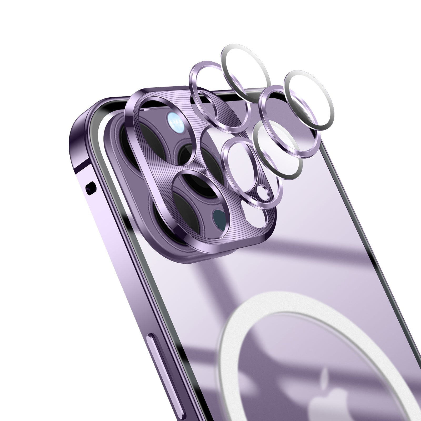 Magnetische iPhone 14 Pro Max Magsafe H¨¹lle Luxus Apple 14 Plus Kameraschutz aus Metall Aluminium Sto?feste ultrad¨¹nne HandyH¨¹lle
