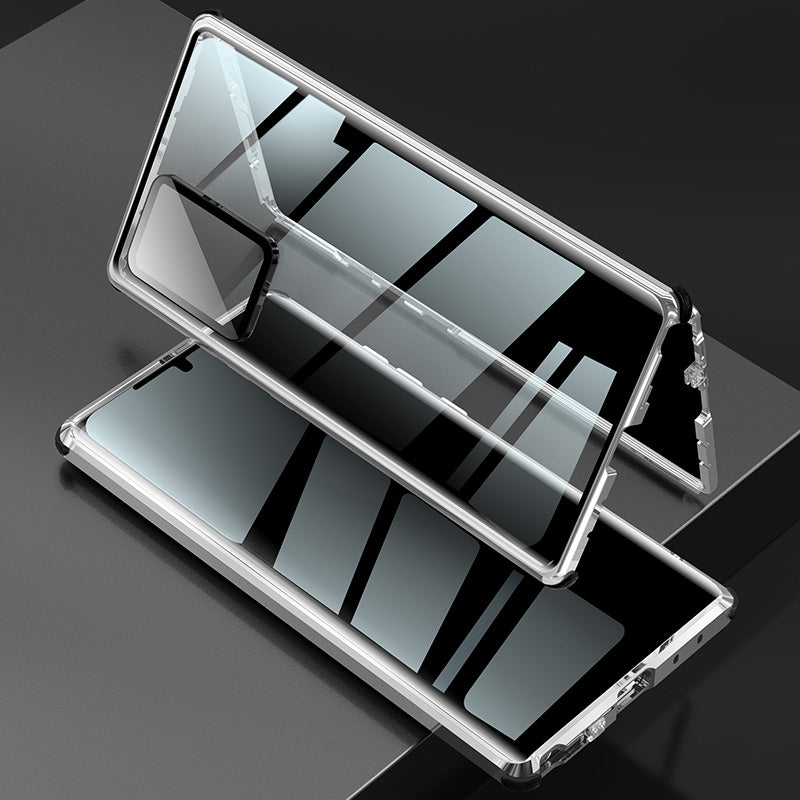 Anti-Peep Samsung Galaxy Note 20 Ultra Privatsph?re Handy h¨¹lle Magnetische Adsorption Case Kameraschutz Doppelseitiges Temperglas