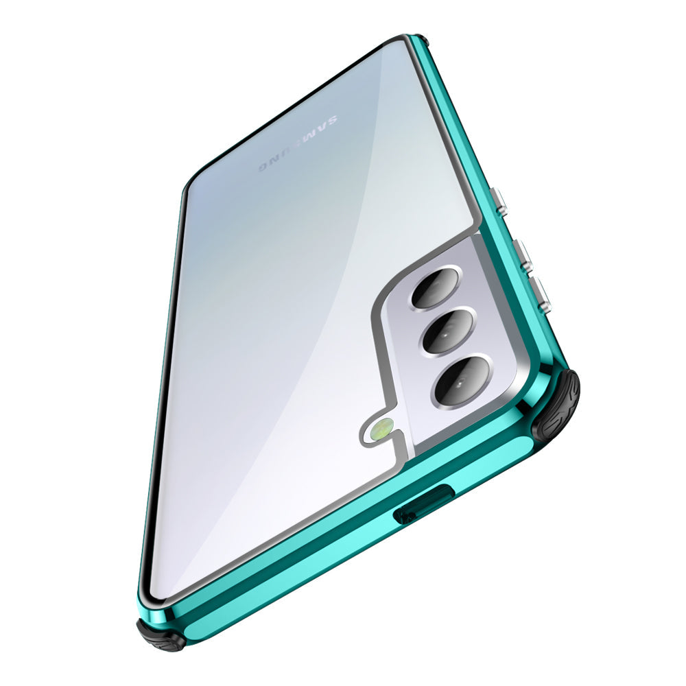 Anti-Spy Case Samsung  S21 Plus Ultra Magnetic Adsorption Privacy Protect Cover Two Sided Temper Glass