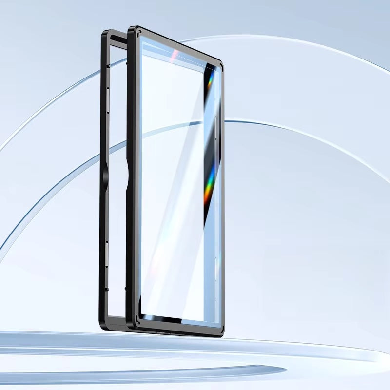 Doppelseitig Gehärtetes Glas Bewertungskarten Hülle PSA Aluminiumlegierung Benotete Karten Schutzhülle für CGC Sammelkarte Magnetisch Anzeige Halterbox Shell